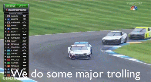 Race Saying We Do Some Major Trolling GIF