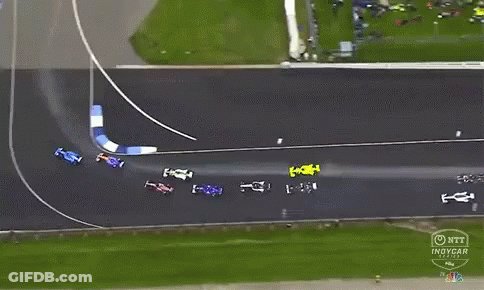 Race Track Aerial View With Tag Heuer Logo GIF