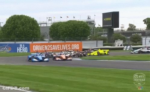 Race Track Driven2SaveLives Sign GIF