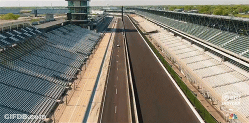 Race Track Indycar On Nbc GIF