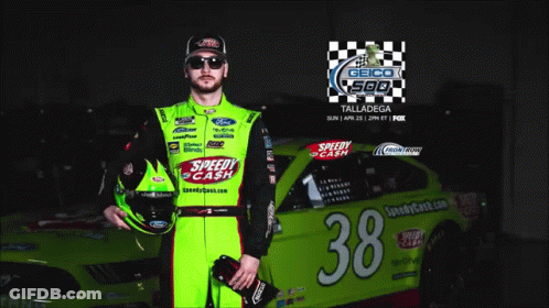 Race Track Sign Saying This Is Talladega GIF