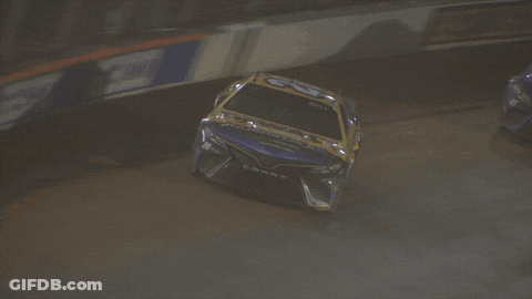 Race Track With Bristol On Fence GIF