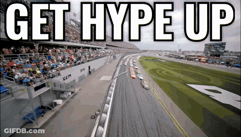 Race Track With Get Hype Up GIF