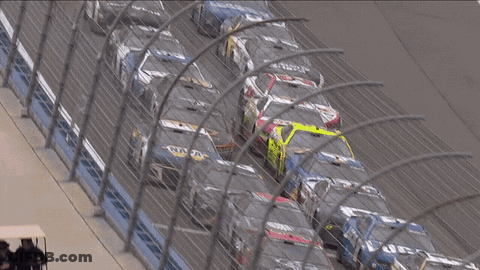 Race Track With Number 30 On Fence GIF