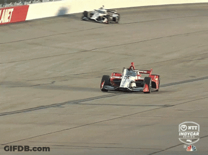 Race With A Red Car GIF
