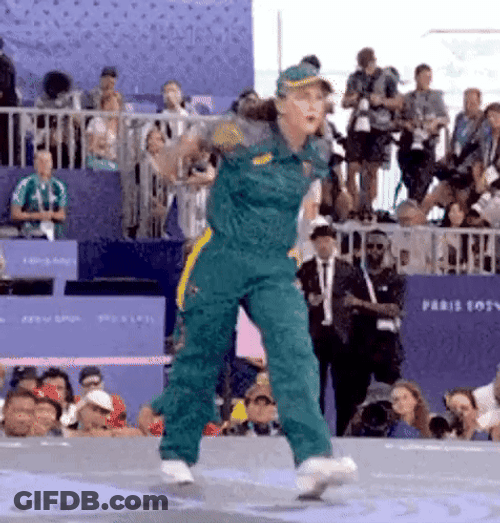 Rachael Gunn Breakin It Up GIF