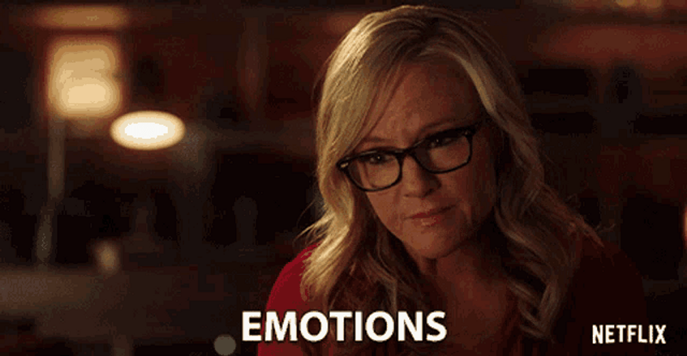 Rachael Harris Emotions GIF