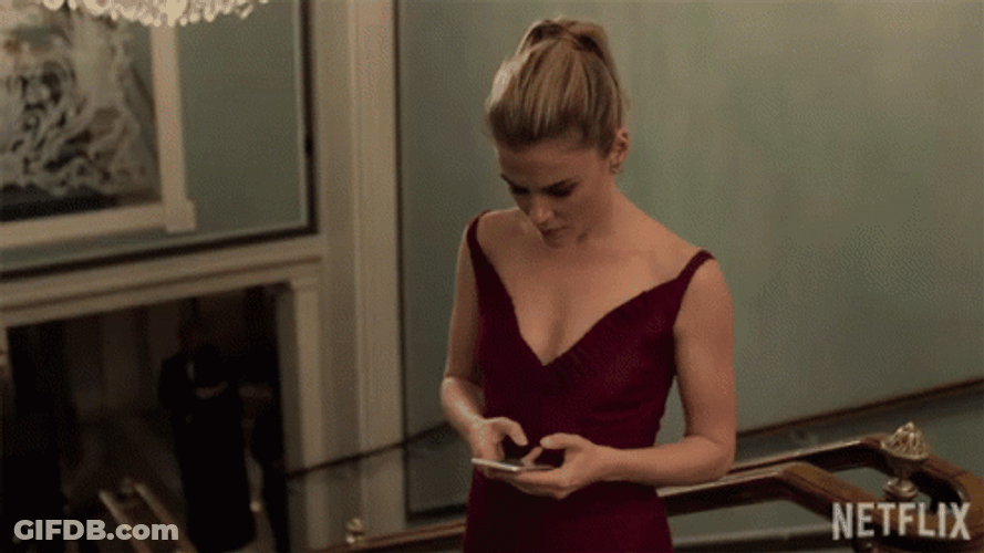 Rachael Taylor Anxiously Waiting GIF