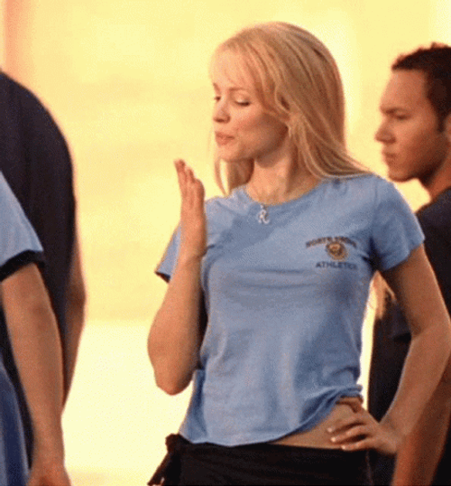Rachel McAdams Flying Kiss GIF