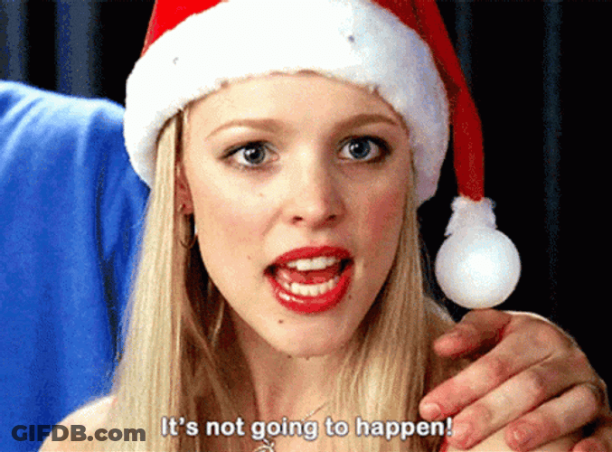 Rachel McAdams It's Not Going To Happen GIF