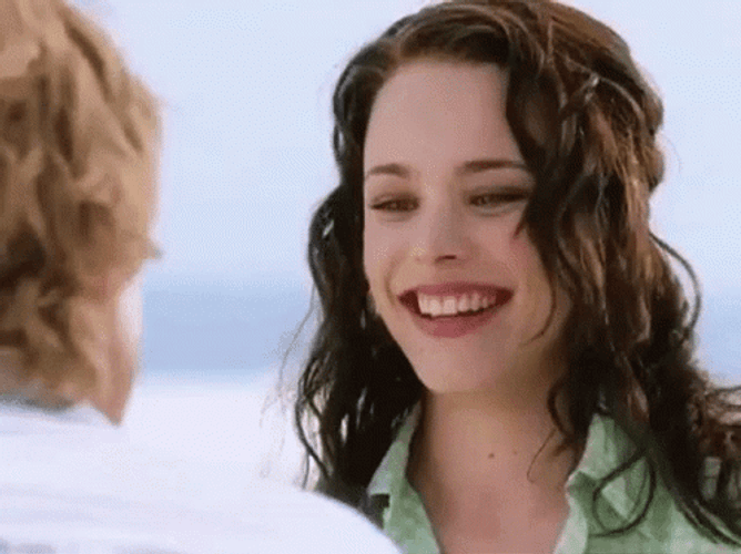Rachel McAdams Laughing Hard GIF