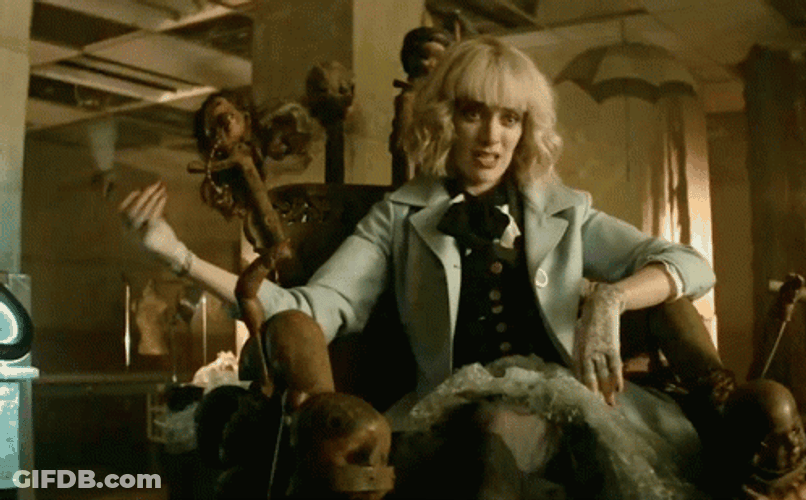 Rachel Skarsten Playing Butterfly Knife GIF