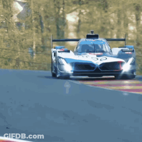 Racing Car Number 50 GIF