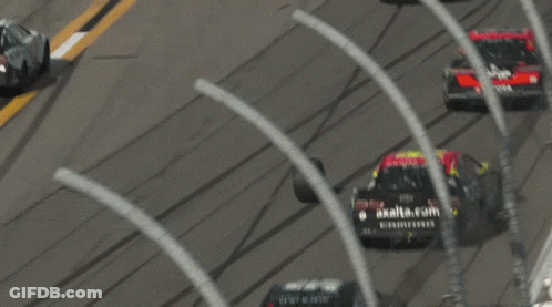 Racing Car With Total GIF