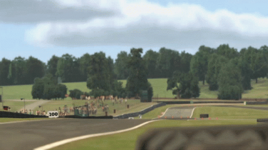 Racing Cars Tumbled Down GIF