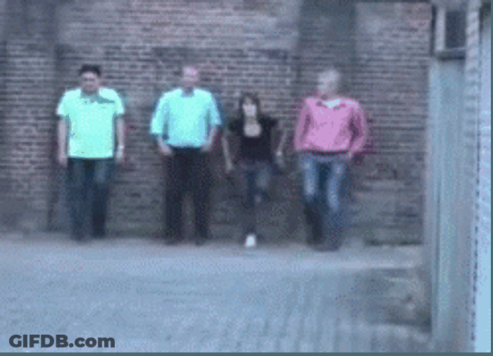Racing Funny Falling GIF