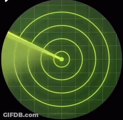 Radar Screen With Target GIF