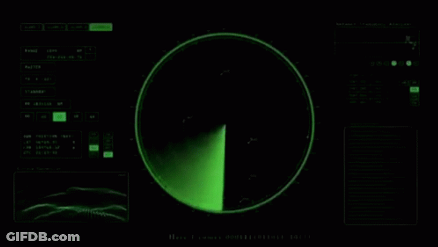 Radar Spinning Counter Clockwise GIF