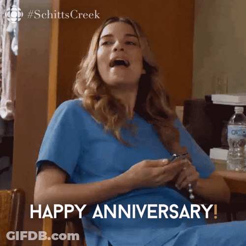 Radiant Greetings Happy Work Anniversary GIF