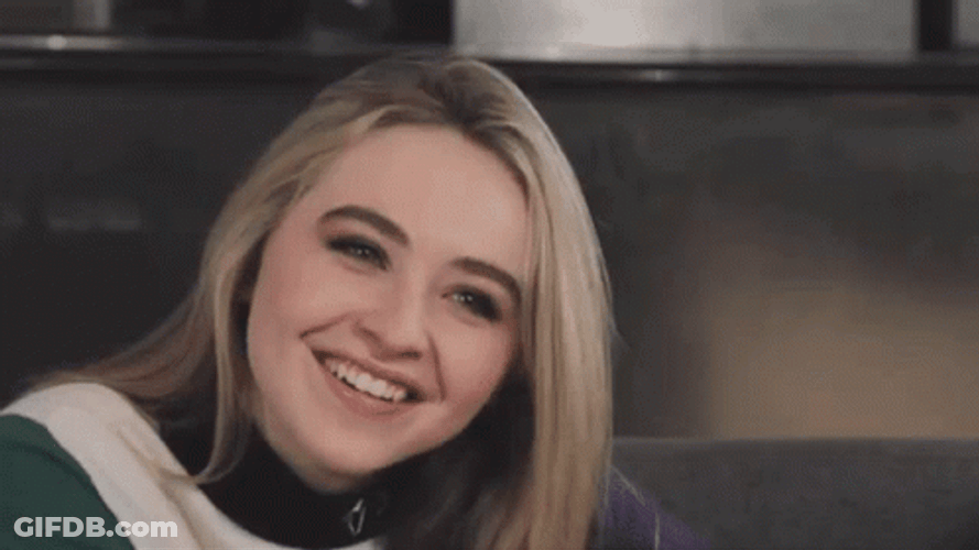 Radiant Sabrina Carpenter Smile GIF