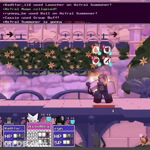 Radstar 112 Launches Astral Summoner Magic Collapse GIF