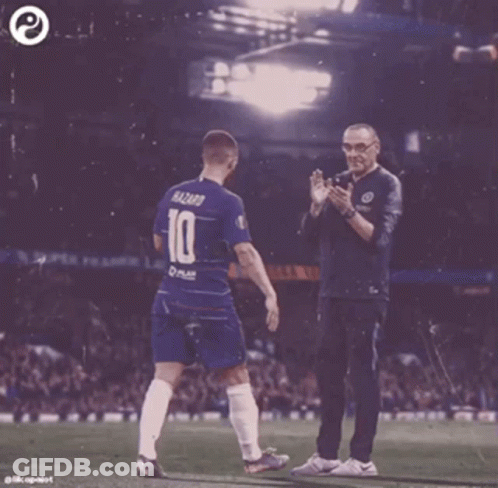 Rafa Leao Number 10 Being Hugged By Another Player GIF