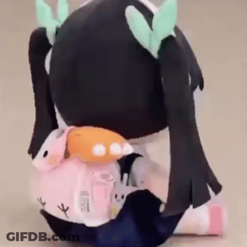 Rag Doll Demon Slayer Hashira Plushie GIF