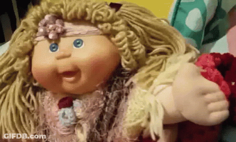Rag Doll Patch Kid Hi Wave GIF