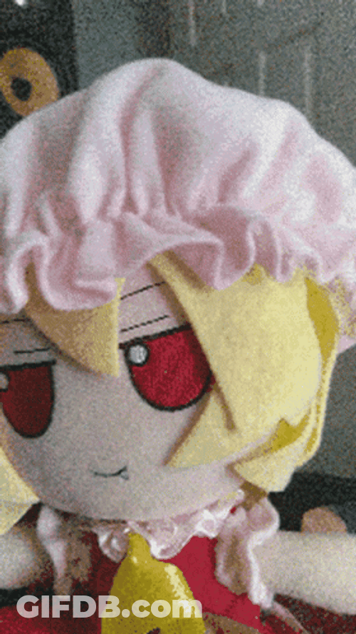 Rag Doll Plushie Throw GIF