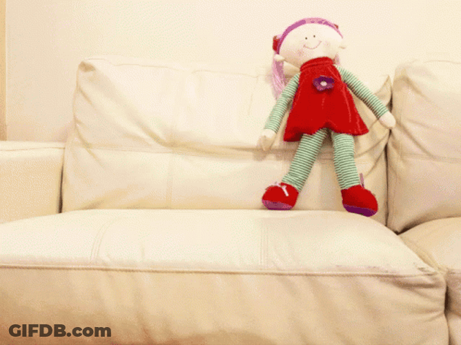 Rag Doll Stop Motion GIF