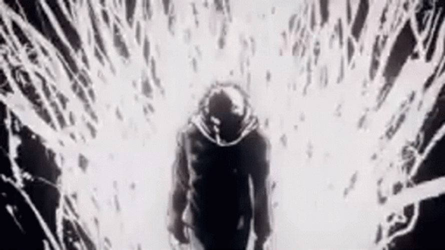 Rage Anime Black And White GIF