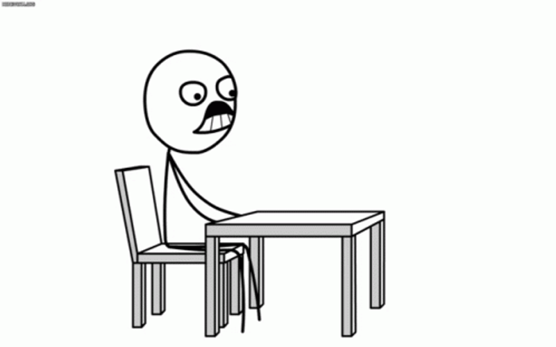 Rage Comics Table Flip GIF