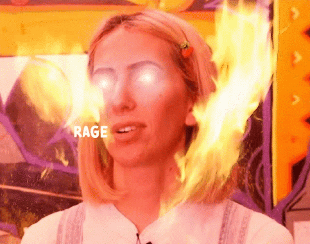 Rage Hila Klein GIF