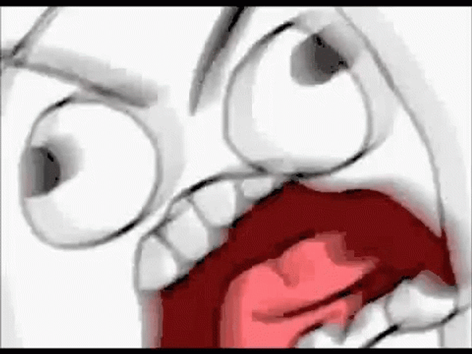Rage Meme Face GIF