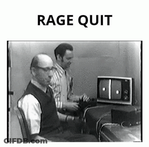 Rage Quit Annoyed Walking Out GIF