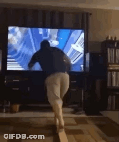 Rage Quit Going Berserk Diving On Screen GIF
