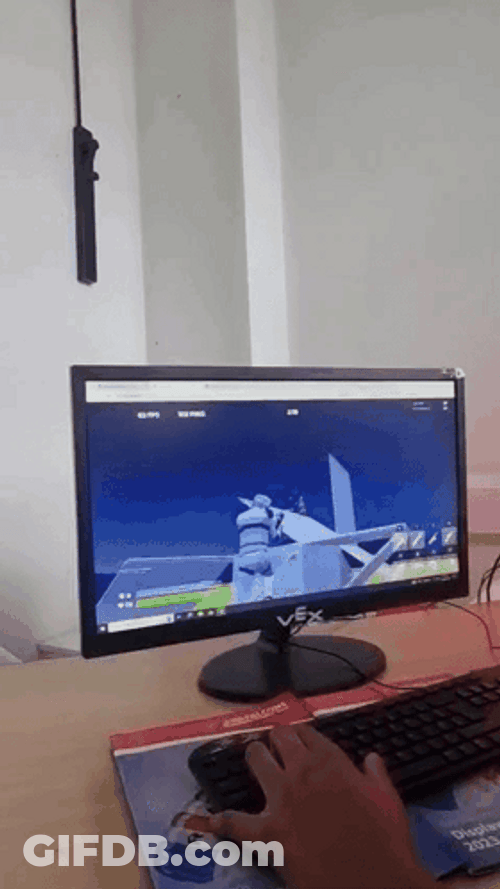Rage Quit Punching Desktop GIF