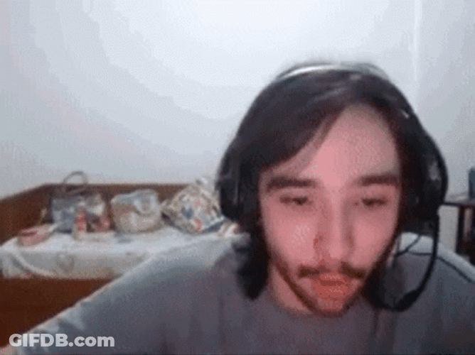 Rage Quit Rik Going Crazy Throwing Punches GIF