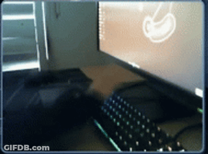 Rage Quit Smashing Headphone Meltdown GIF
