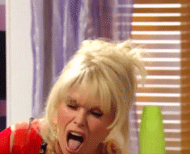 Rage Scream Joanna Lumley GIF