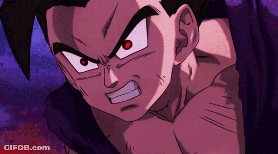 Rage Transformation Beast Gohan GIF