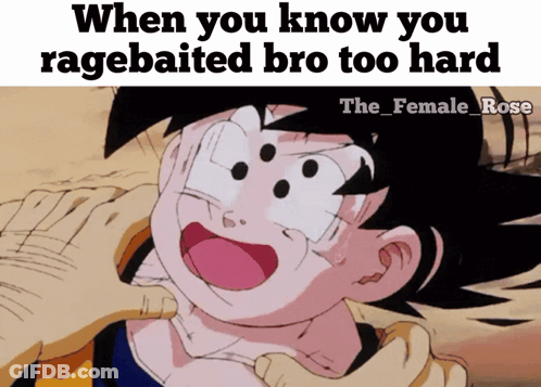 Ragebaited Bro Cartoon GIF