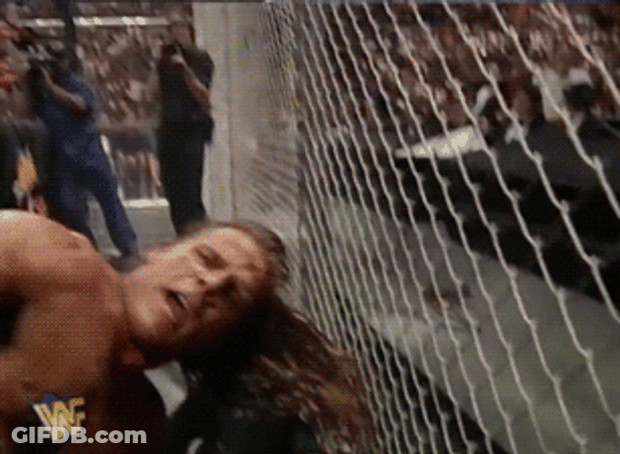 Raging Shawn Michaels Wrestling GIF