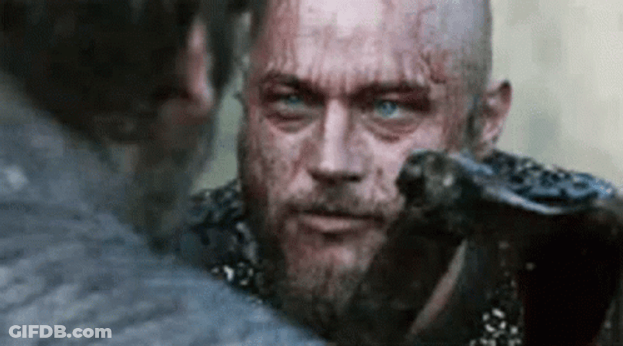 Ragnar Lothbrok Staring At Someone Viking GIF