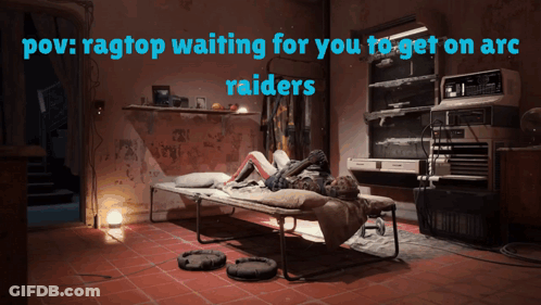 Ragtop Waiting For You To Get On Raiders Poster GIF