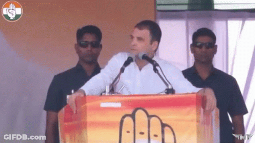 Rahul Gandhi Bye Meme GIF