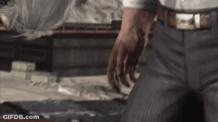 Raiden Punching Armstrong Helping Hands GIF