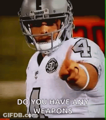 Raiders Football Player Pointing At Camera GIF