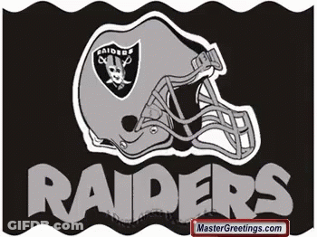 Raiders Football Team Poster GIF