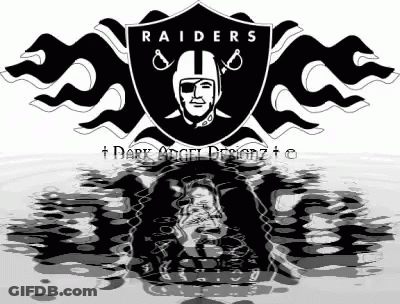 Raiders Logo Reflection GIF